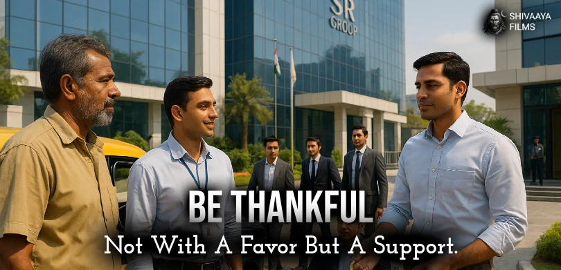 (Blog) A Bracelet - Be Thankful. Not With A Favor But A Support This 5 Minute Story Lesson: Be Thankful. Not With A Favor But A Support